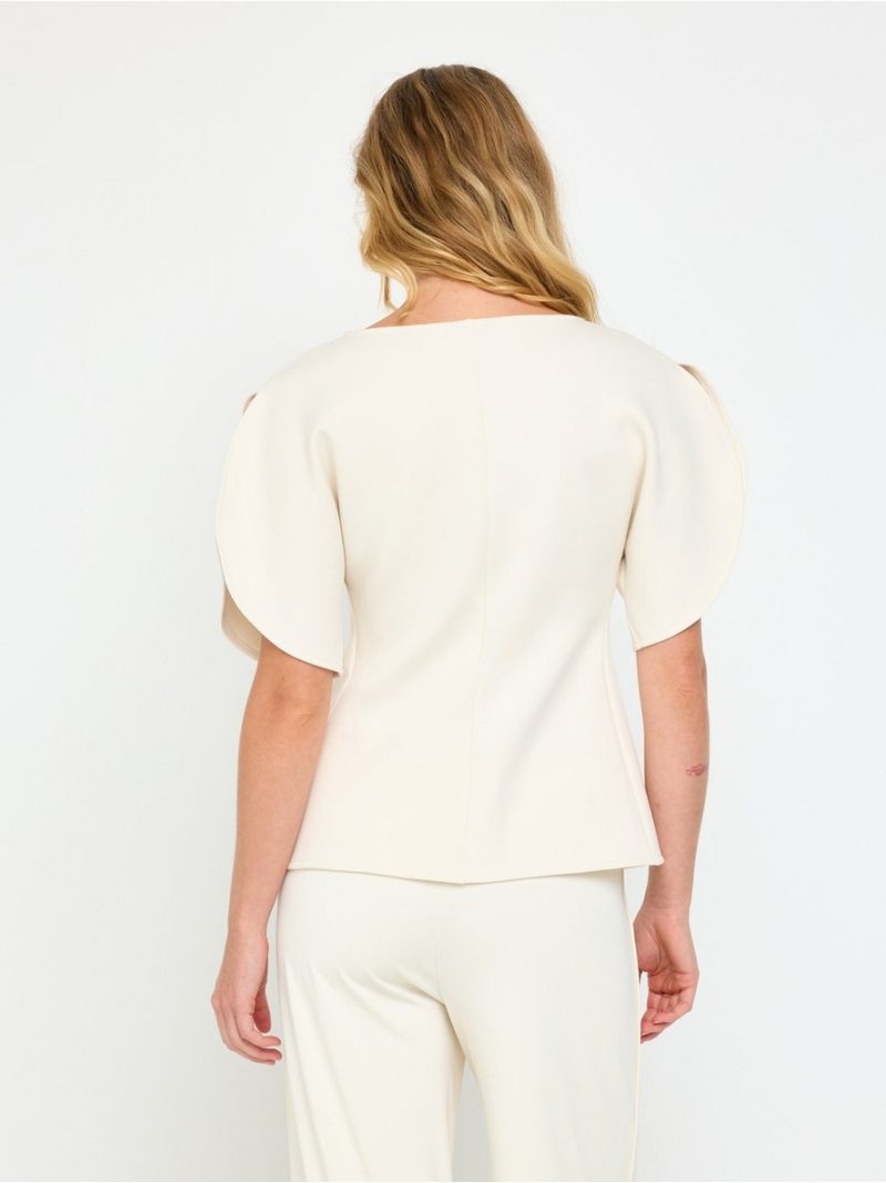 Short-sleeved jersey top - 3013810-1418