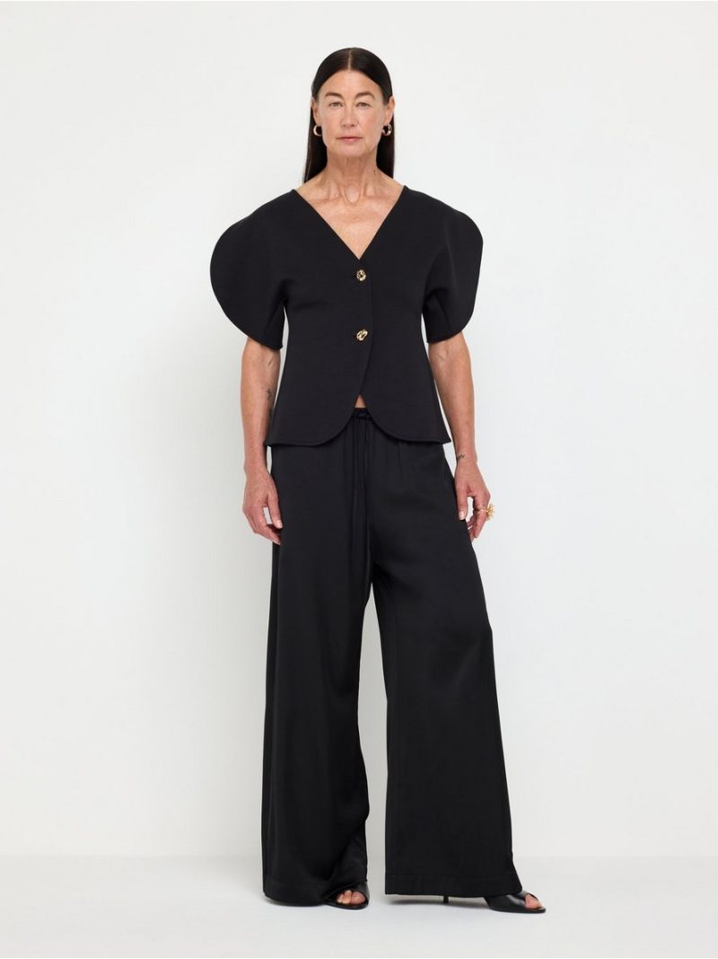 Short-sleeved jersey top - 3013810-80