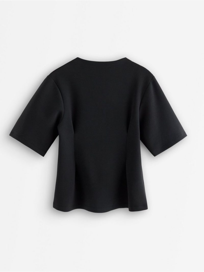 Short-sleeved top in sturdy material - 3013816-80