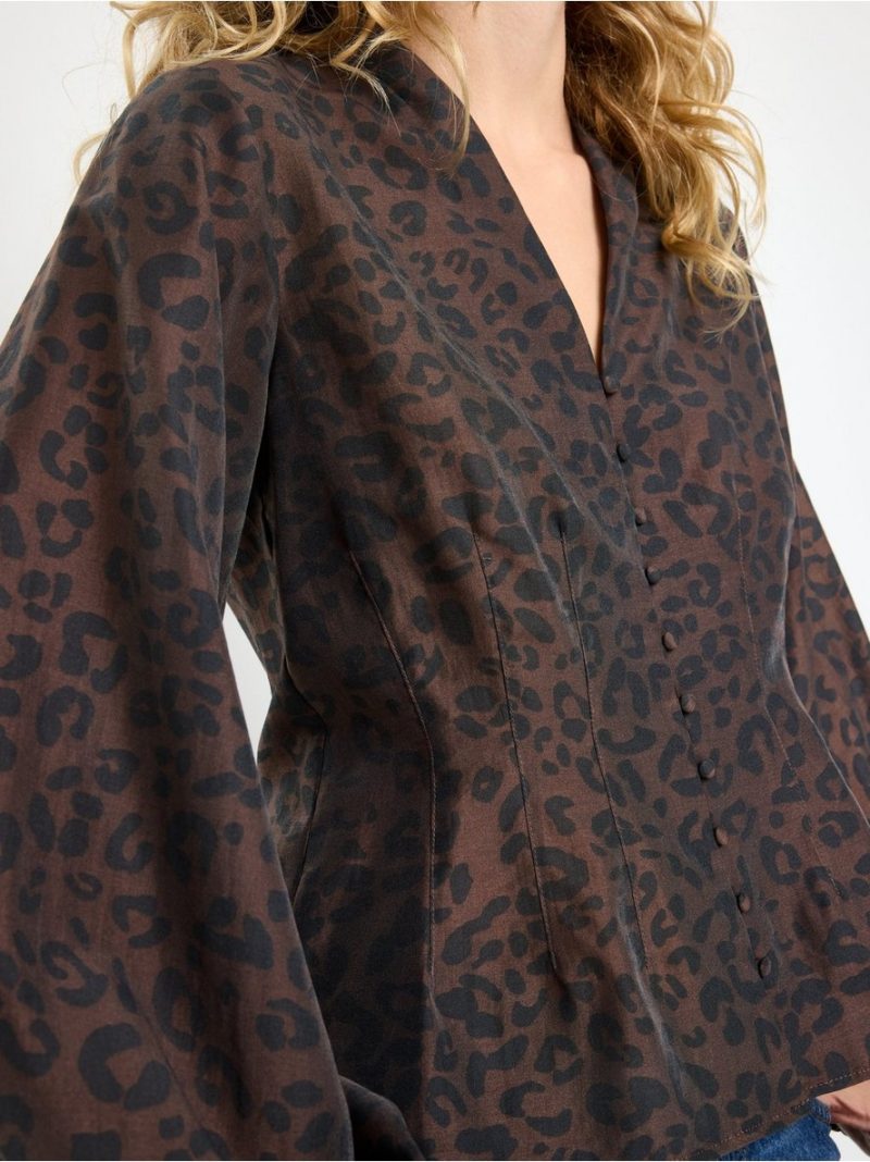 Long-sleeved blouse - 3014093-6891