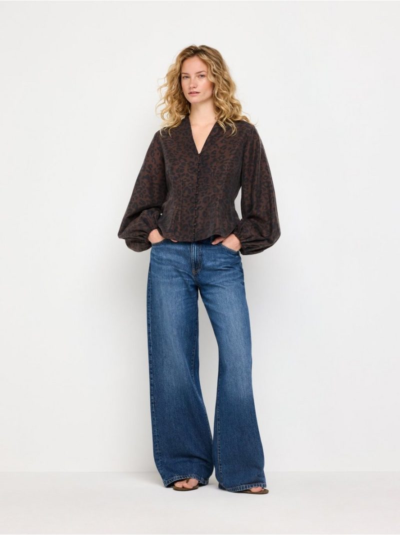 Long-sleeved blouse - 3014093-6891