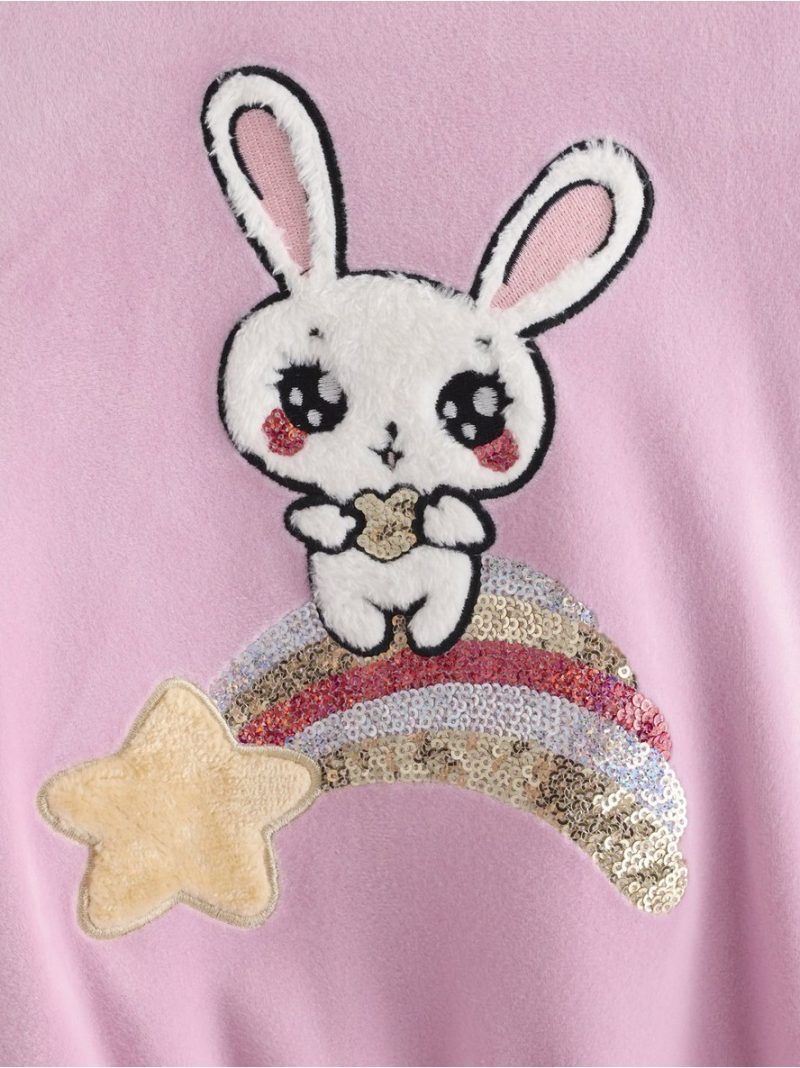 Jumper in velour - 3014228-683