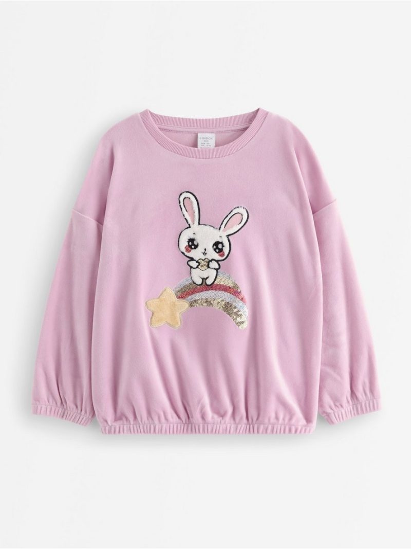 Jumper in velour - 3014228-683