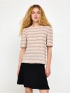 Crinkled short-sleeved top - 3014822-4344