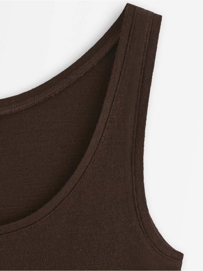 Tank top in merino wool - 8362684-5522