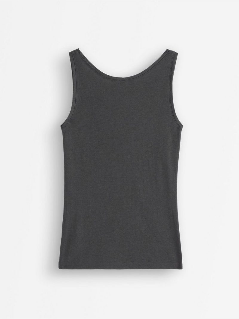 Tank top in merino wool - 8362684-7697