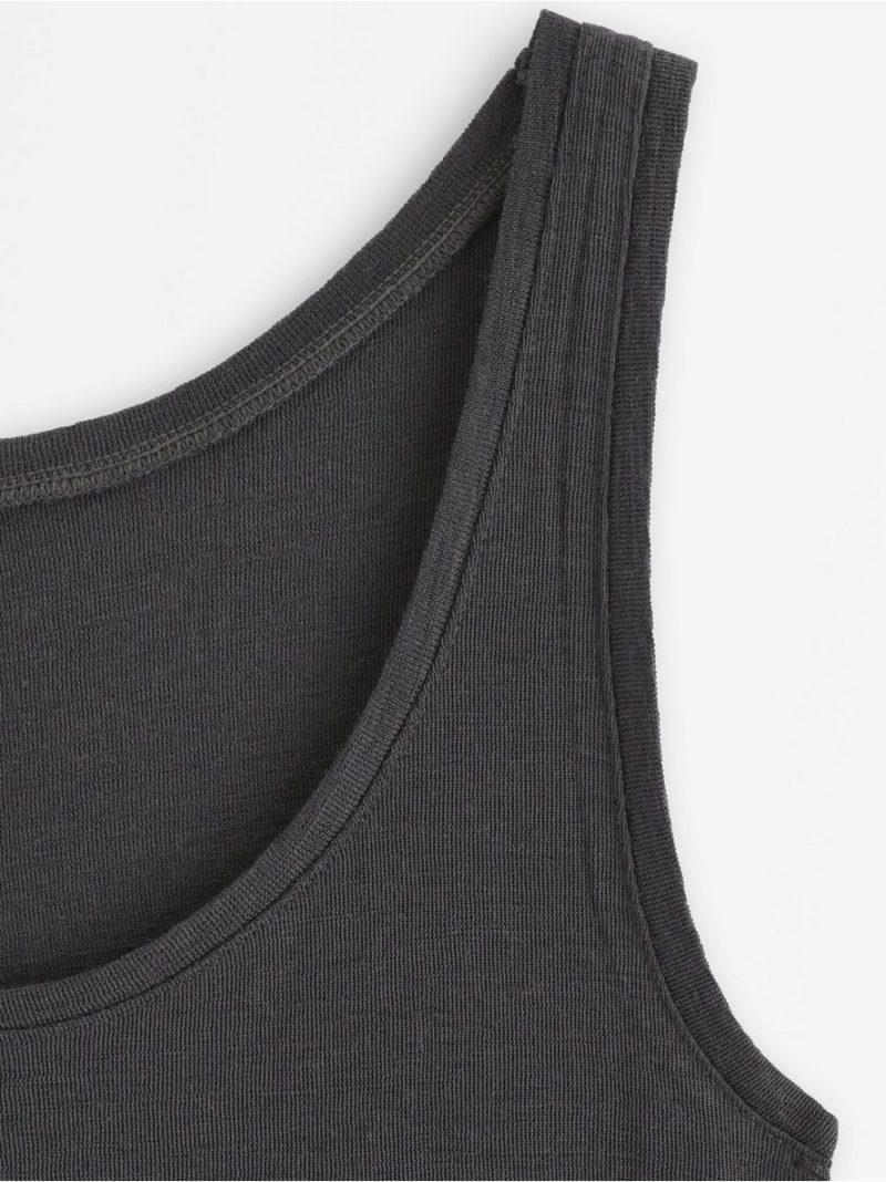 Tank top in merino wool - 8362684-7697