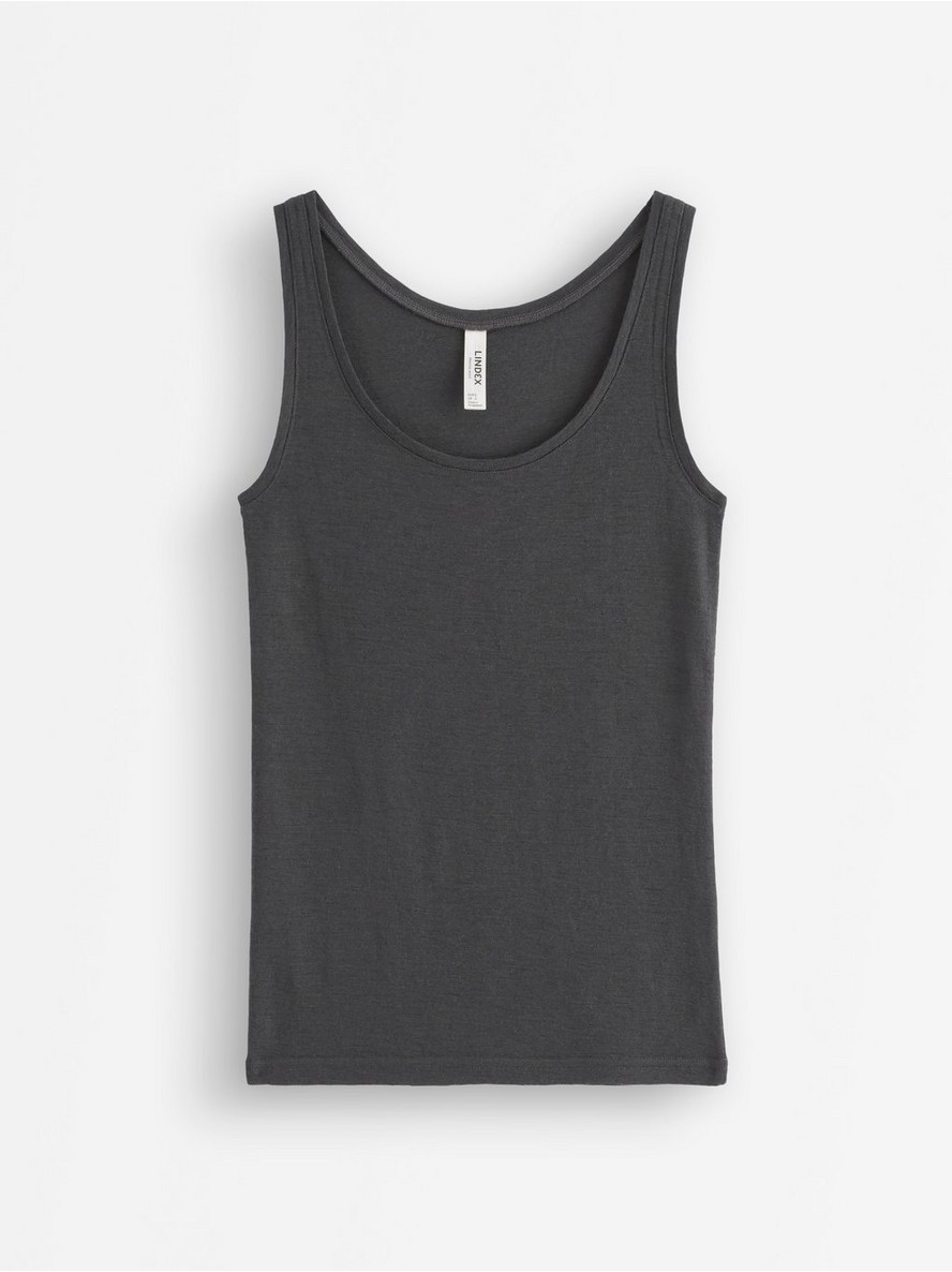 Tank top in merino wool - 8362684-7697