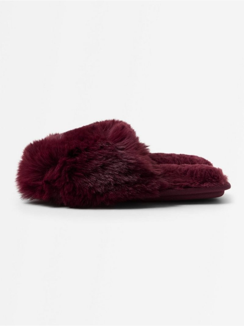 Slippers in faux fur - 8459050-9938