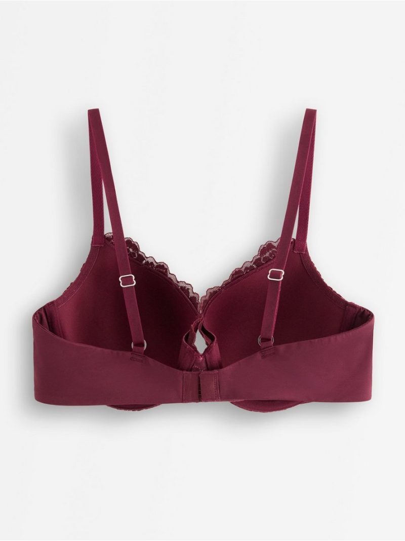 Lilja t-shirt bra with lace - 3005685-9938