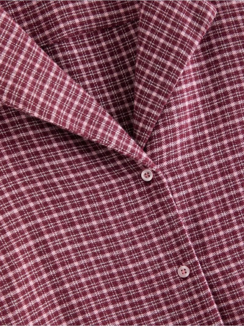 Pyjama shirt in flannel - 3011916-9938