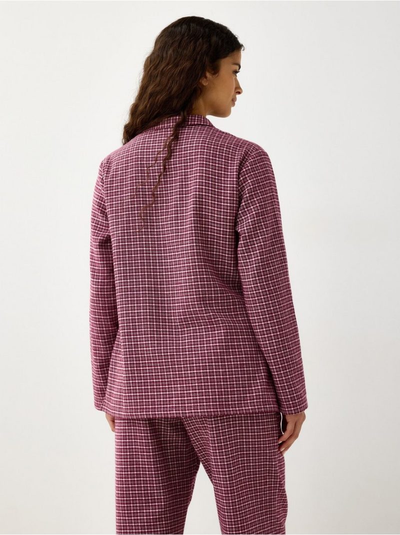 Pyjama shirt in flannel - 3011916-9938