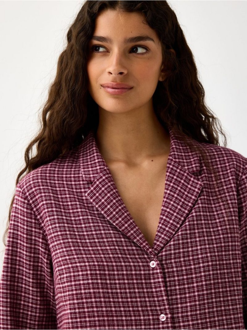 Pyjama shirt in flannel - 3011916-9938