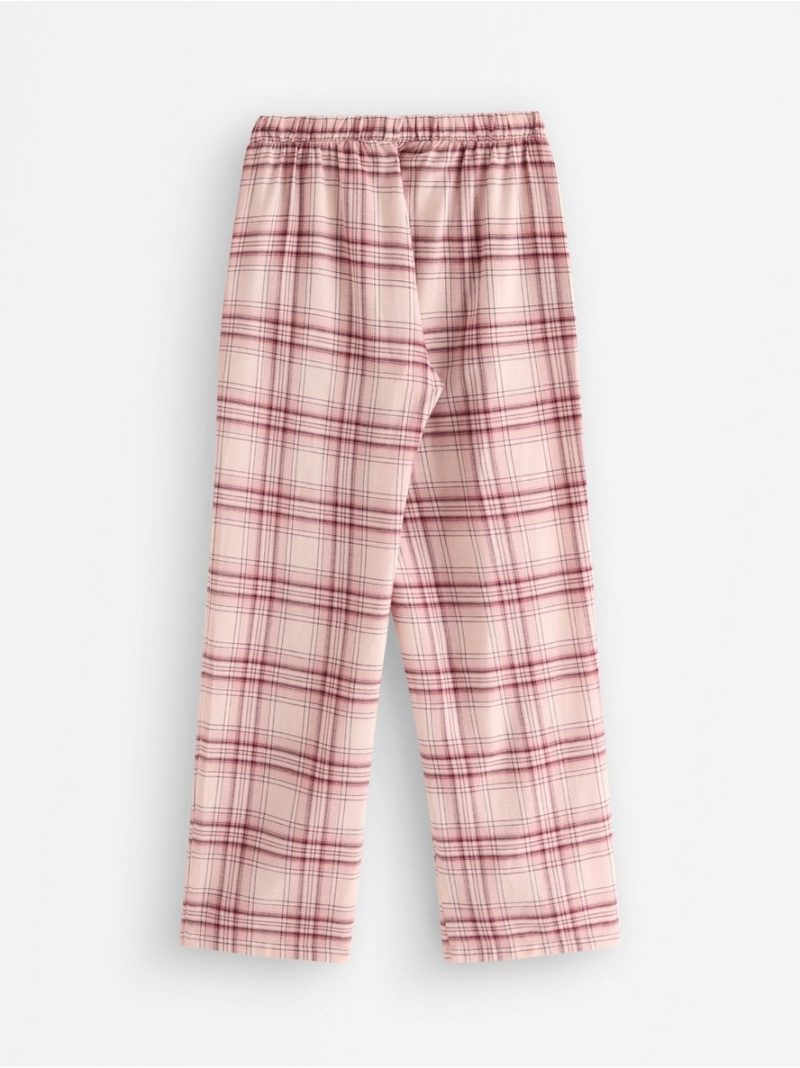 Pyjama trousers in flannel - 3012012-6928