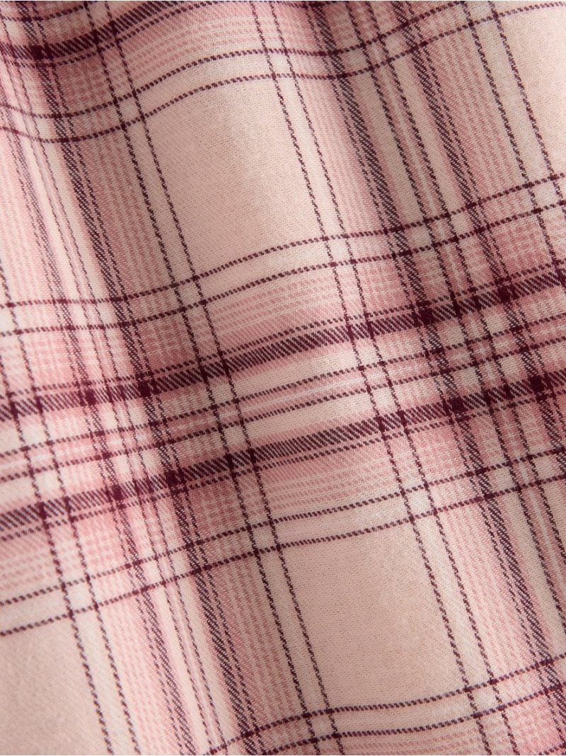 Pyjama trousers in flannel - 3012012-6928