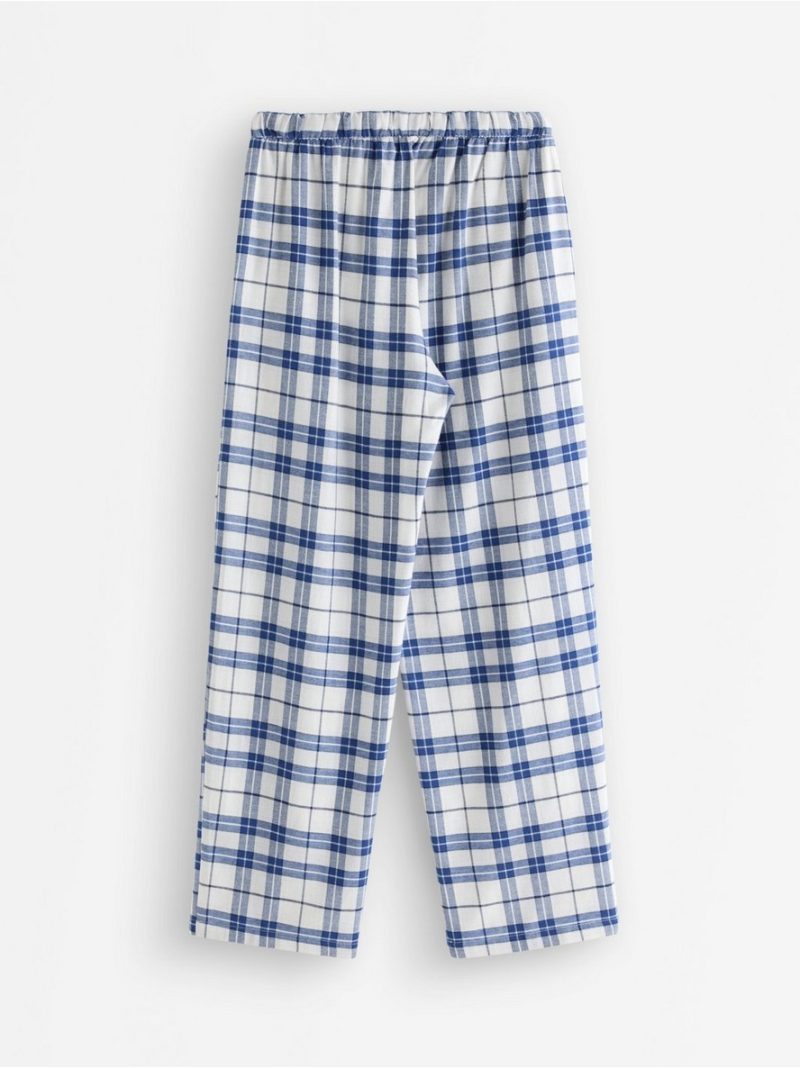 Pyjama trousers in flannel - 3012012-7026