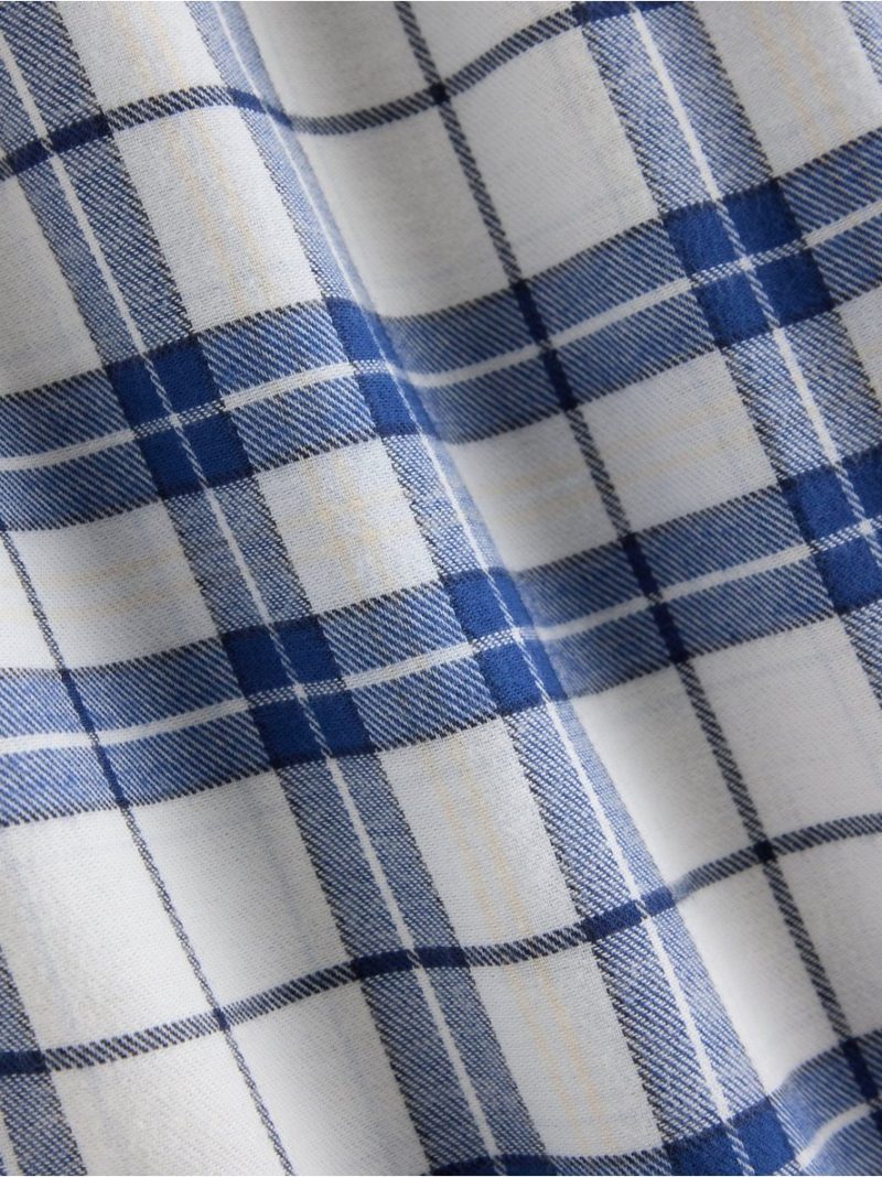 Pyjama trousers in flannel - 3012012-7026