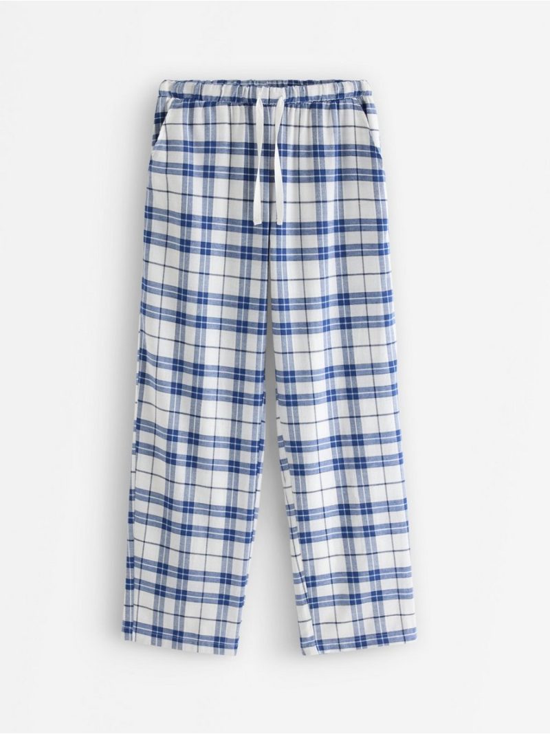 Pyjama trousers in flannel - 3012012-7026