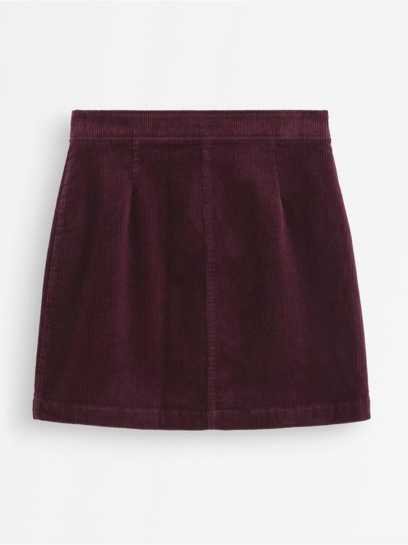 Mini skirt in corduroy - 3012240-5013
