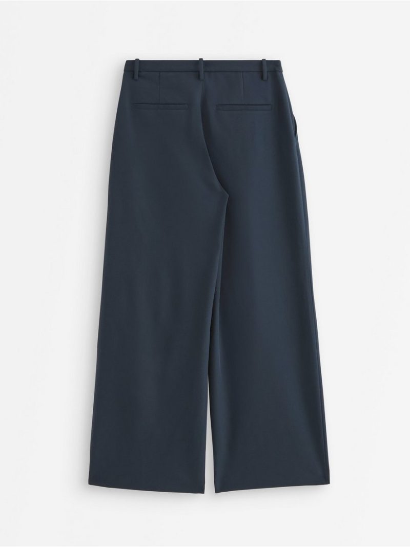 Wide trousers with mid waist - 3012282-7318