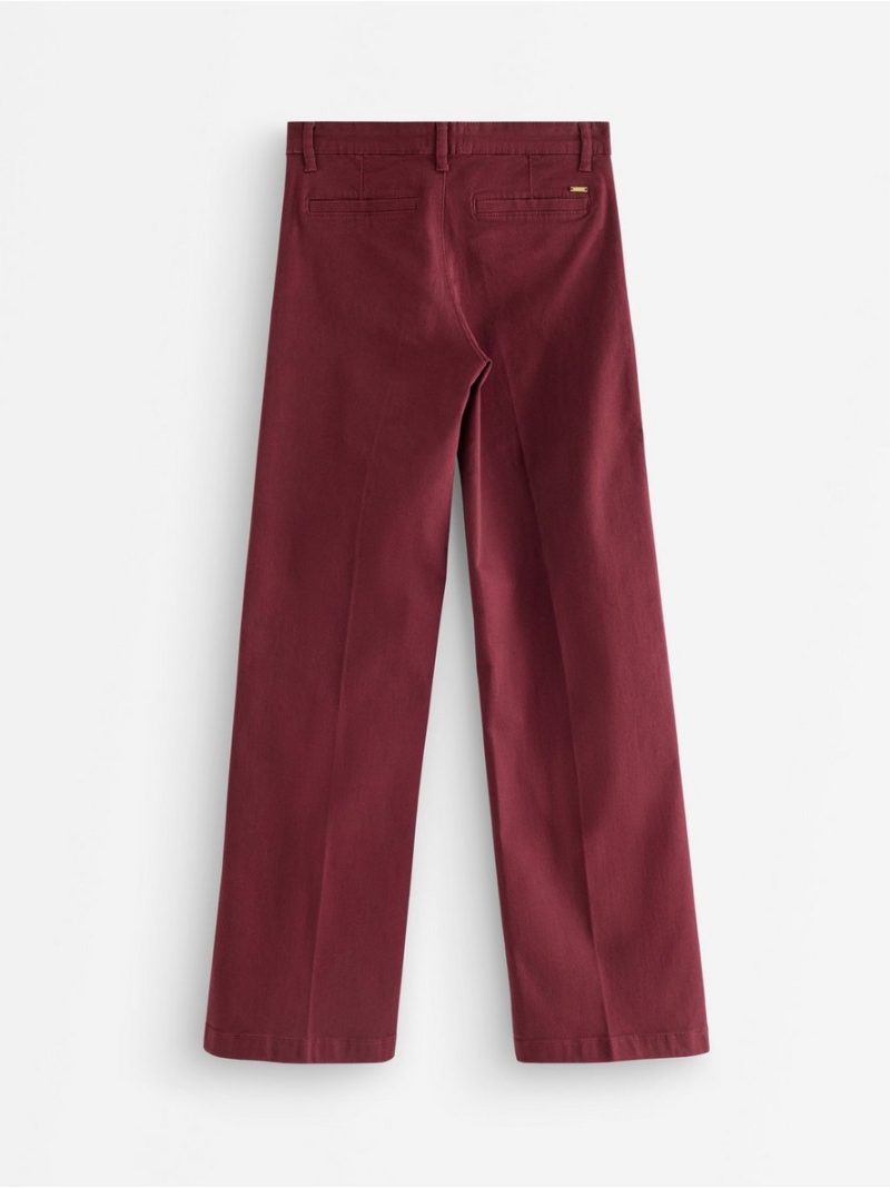 Wide trousers with pleats - 3012443-7332