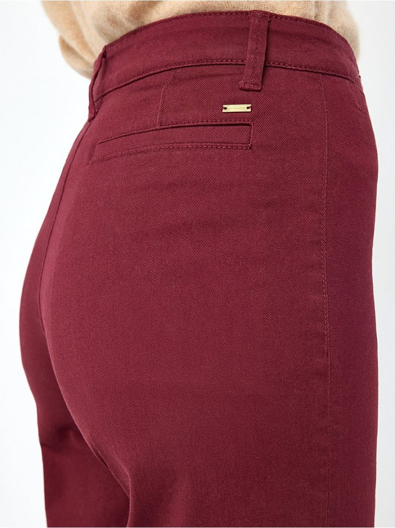 Wide trousers with pleats - 3012443-7332