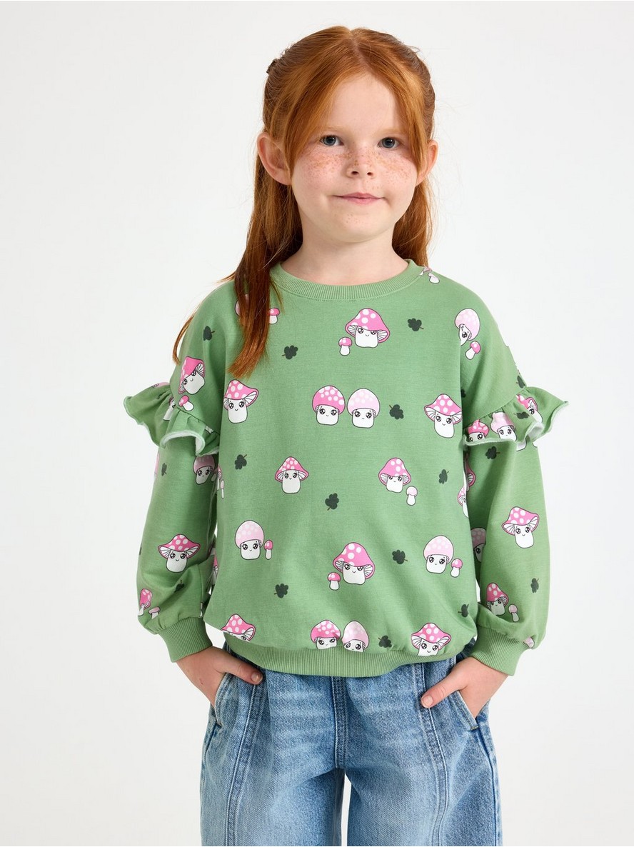 Sweatshirt with brushed inside - 3012864-7567