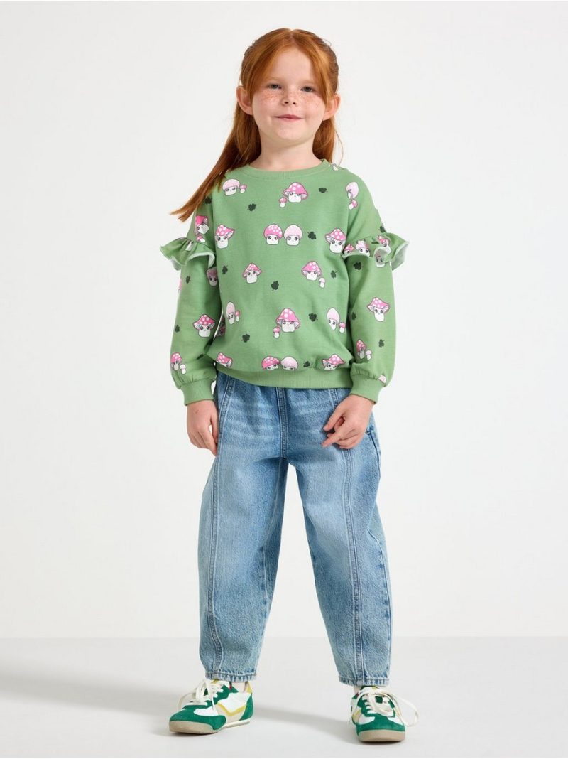 Sweatshirt with brushed inside - 3012864-7567
