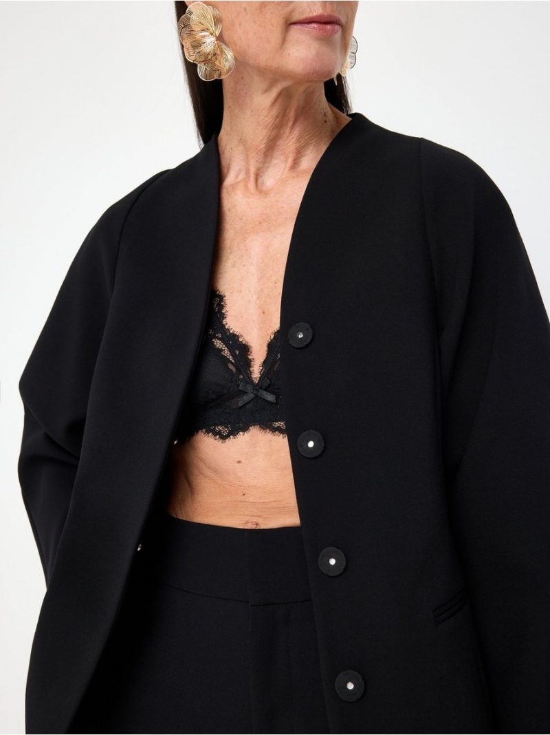 Blazer with v-neck - 3012950-80