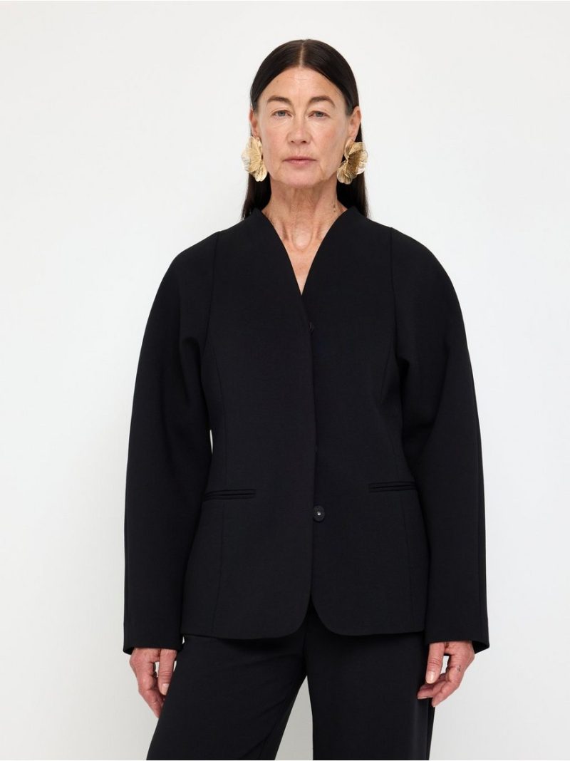 Blazer with v-neck - 3012950-80
