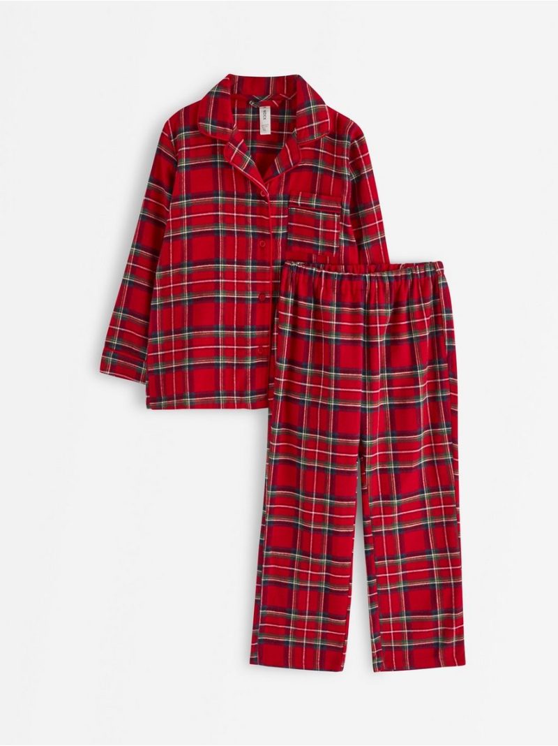 Pyjama set in flannel - 3013095-7251