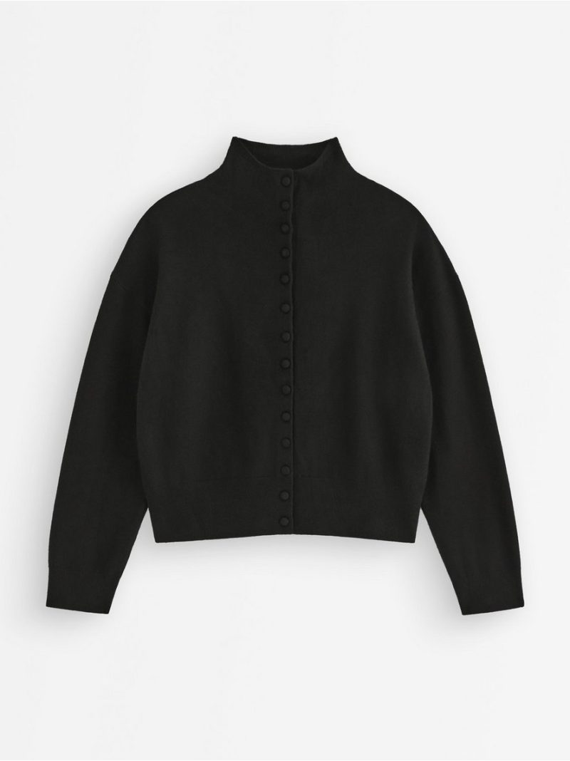 Fine-knit cardigan - 3013555-80