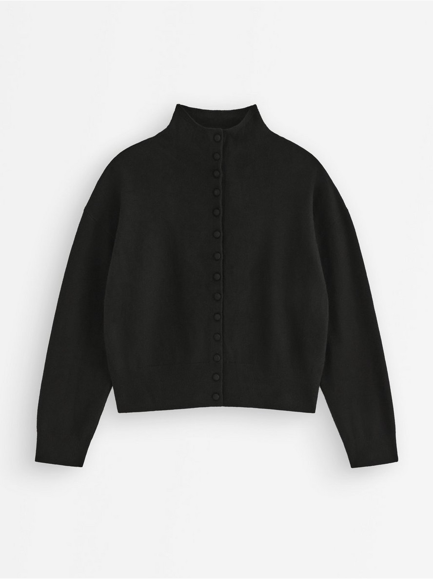 Fine-knit cardigan - 3013555-80