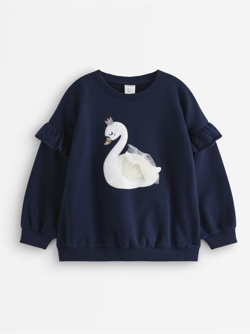 Sweatshirt with frill - 3013588-2150