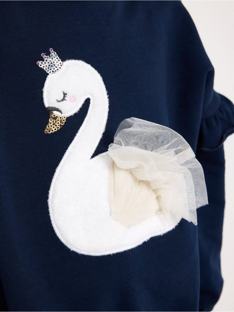 Sweatshirt with frill - 3013588-2150
