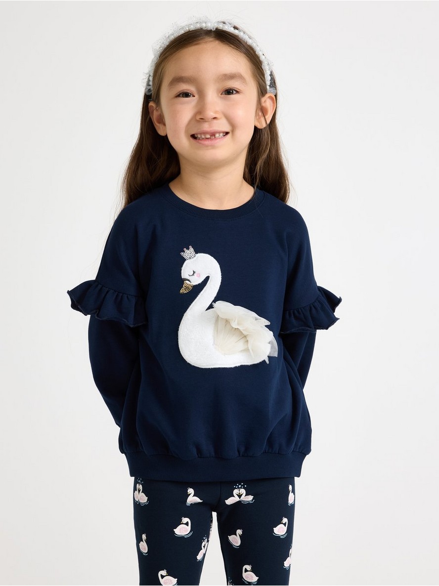 Sweatshirt with frill - 3013588-2150