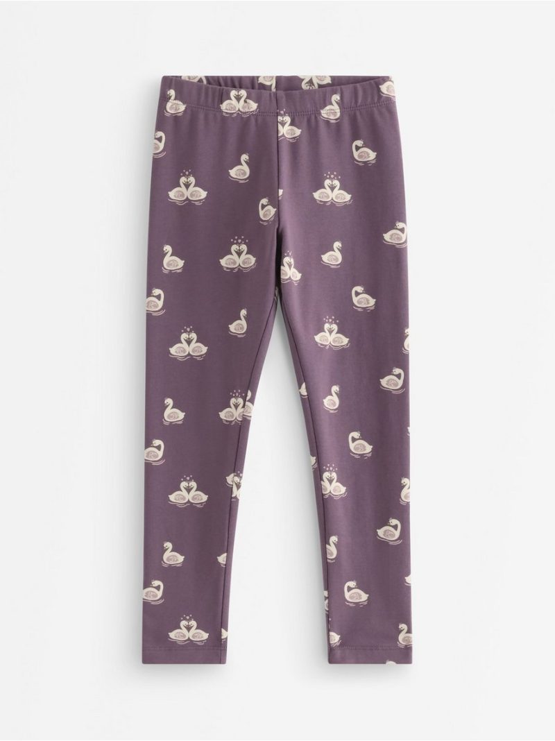 Leggings with brushed inside - 3013591-7341