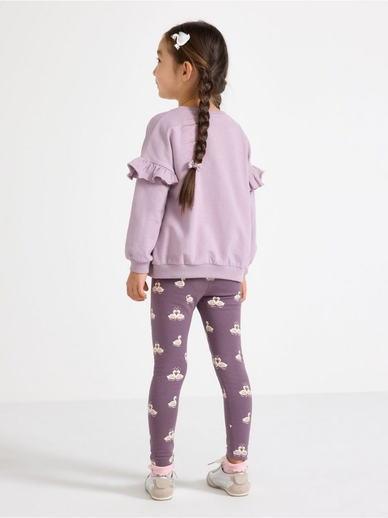 Leggings with brushed inside - 3013591-7341