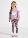 Leggings with brushed inside - 3013591-7341