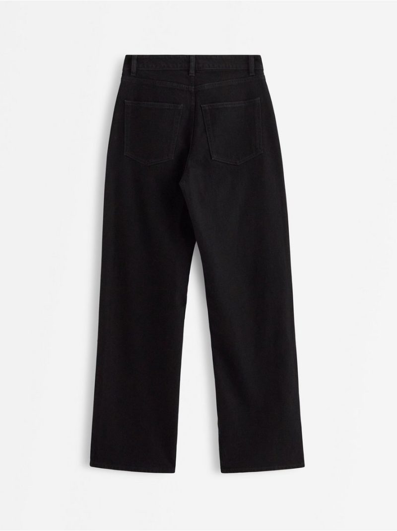 Straight jeans with rhinestones - 3013611-141