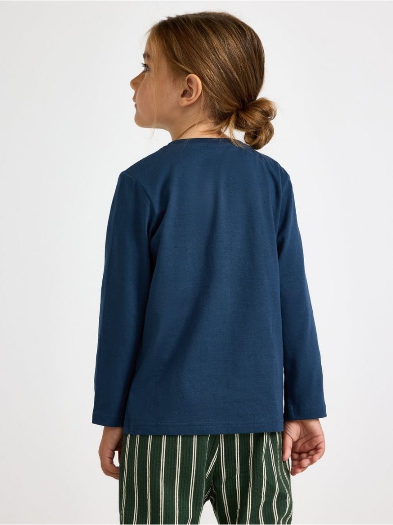 Long-sleeved top with reversible sequins motif - 3013884-2065
