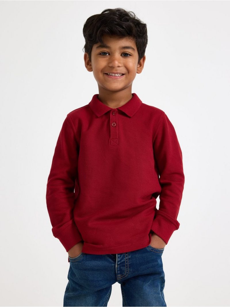 Long-sleeved polo shirt - 3013908-9348