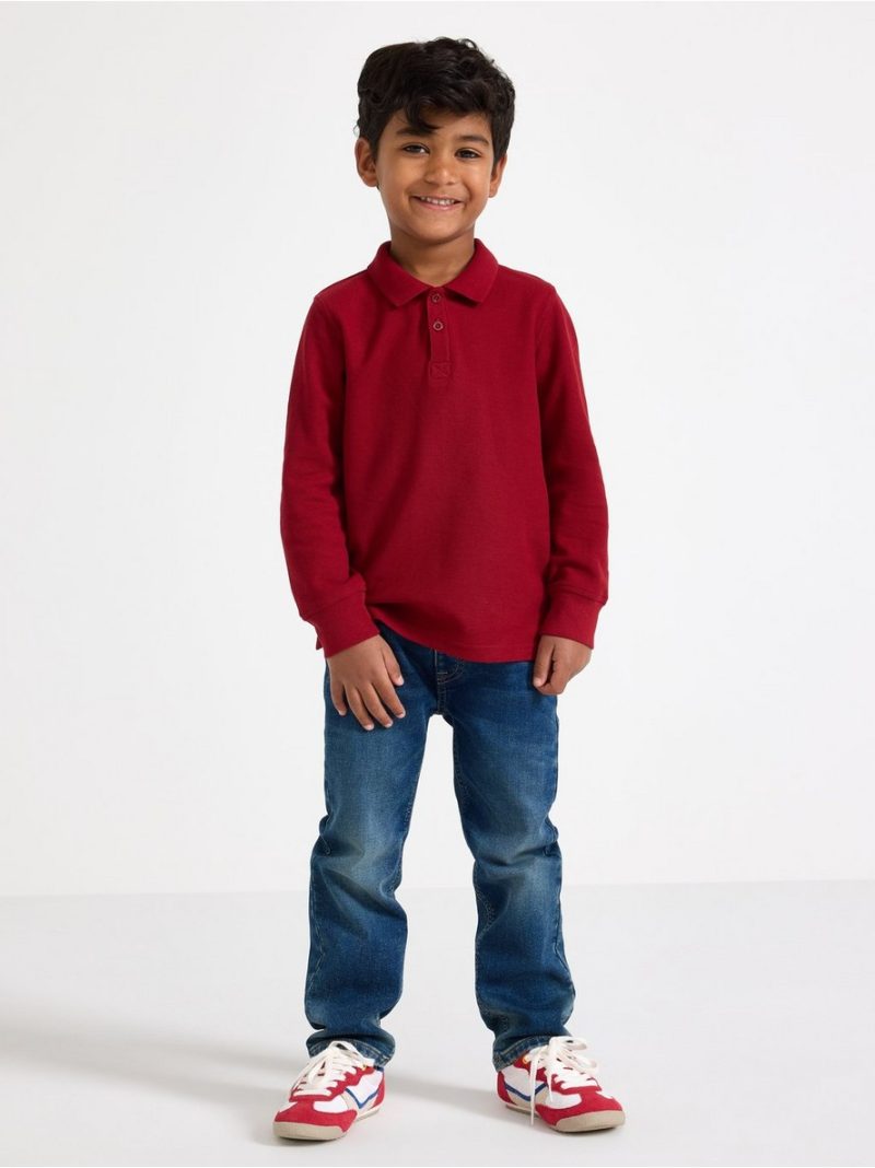 Long-sleeved polo shirt - 3013908-9348