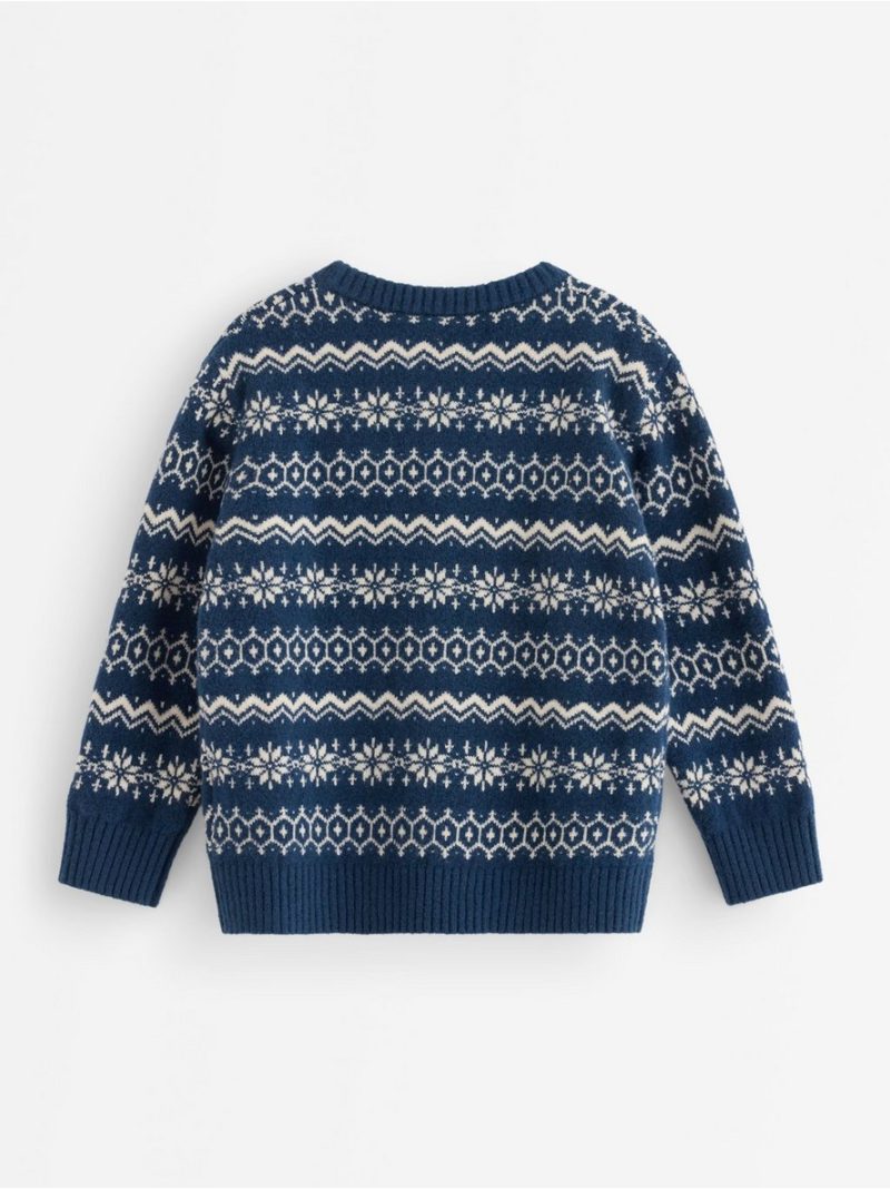 Fair Isle jumper with long sleeves - 3013980-6842