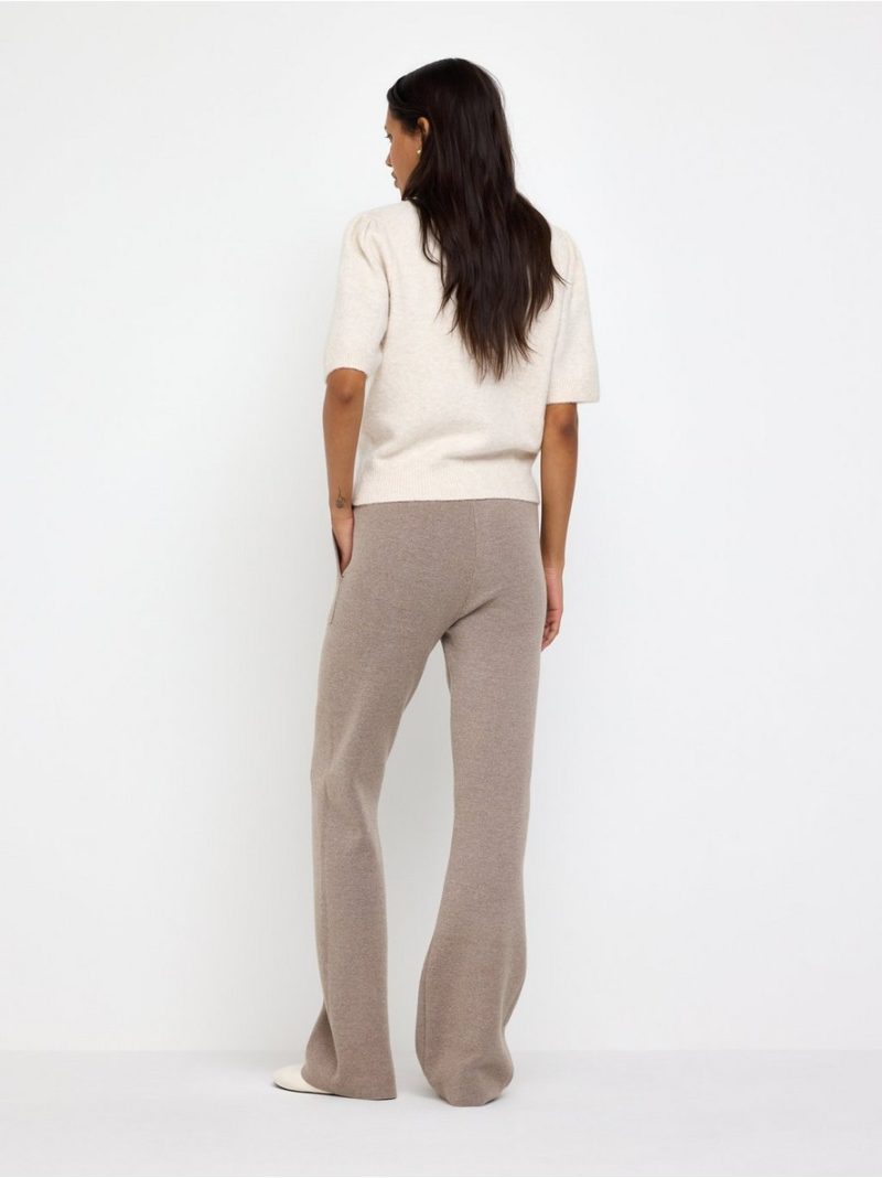 FLARE fine-knit trousers - 3014163-4653