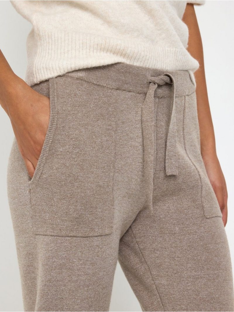 FLARE fine-knit trousers - 3014163-4653