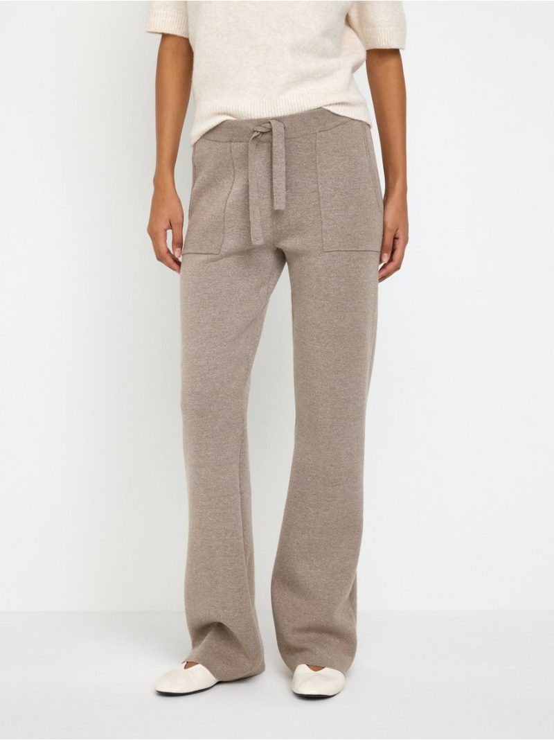 FLARE fine-knit trousers - 3014163-4653