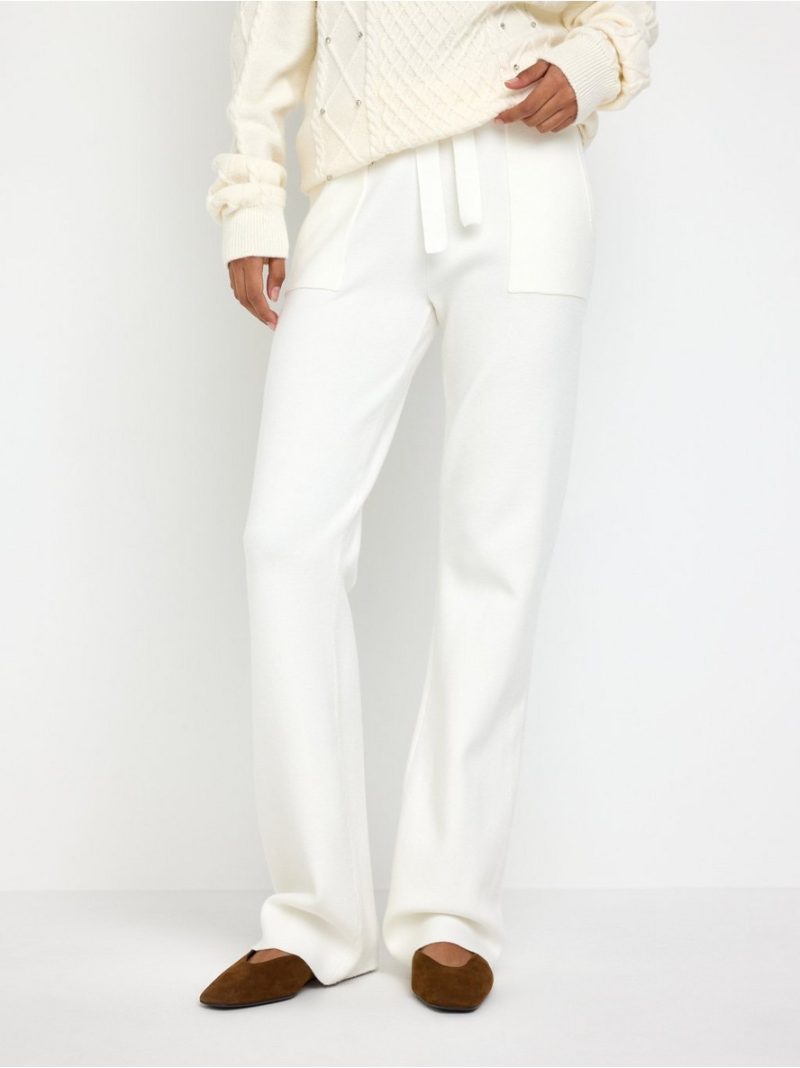 FLARE fine-knit trousers - 3014163-6994