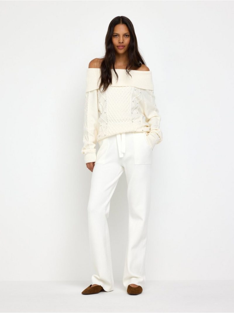 FLARE fine-knit trousers - 3014163-6994
