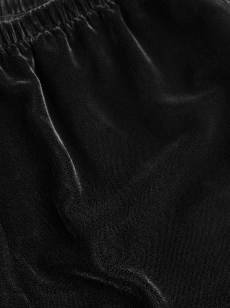WIDE trousers in velvet - 3014391-80
